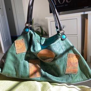 GABS leather tote bag